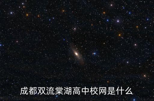 成都雙流棠湖高中校網是什么