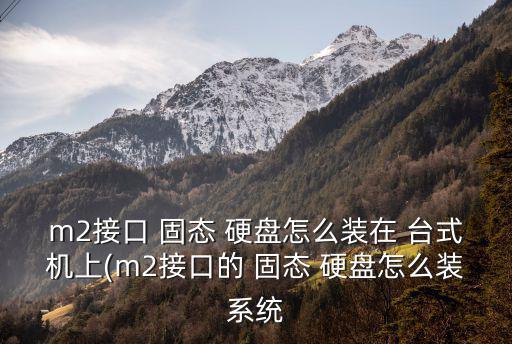 m2接口 固態 硬盤怎么裝在 臺式機上(m2接口的 固態 硬盤怎么裝系統