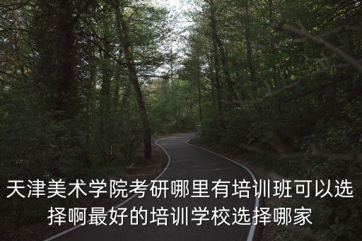 天津美術學院考研哪里有培訓班可以選擇啊最好的培訓學校選擇哪家