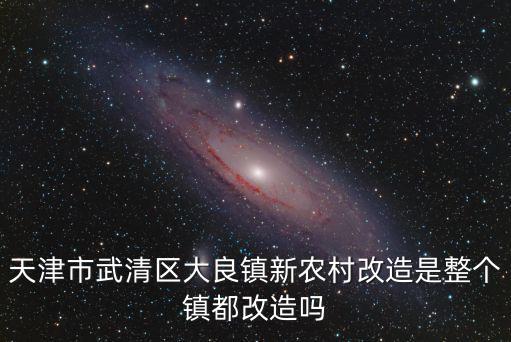 天津市武清區大良鎮新農村改造是整個鎮都改造嗎