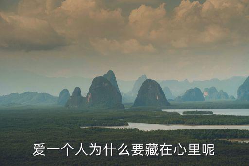 愛一個(gè)人為什么要藏在心里呢