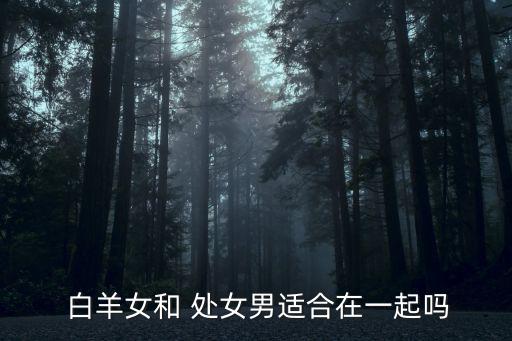  白羊女和 處女男適合在一起嗎