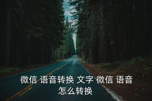  微信 語音轉換 文字 微信 語音怎么轉換
