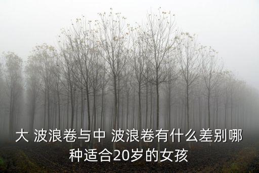 大 波浪卷與中 波浪卷有什么差別哪種適合20歲的女孩