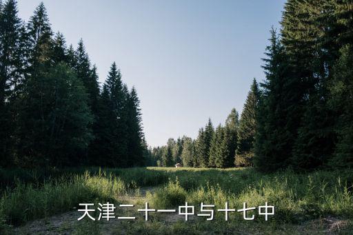 天津二十一中與十七中