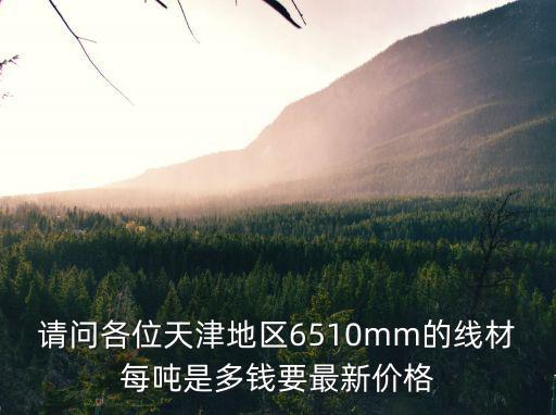 天津市場材料價格查詢，請問天津鋼材市場65mm的線材價格每噸是多錢謝謝