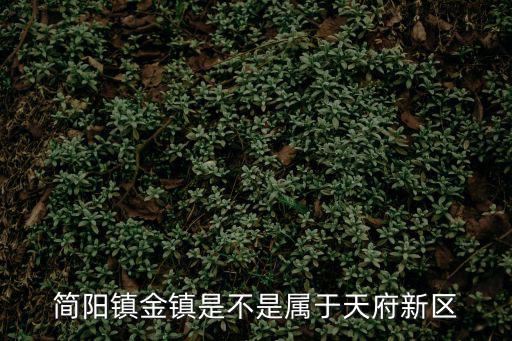 簡陽鎮金鎮是不是屬于天府新區