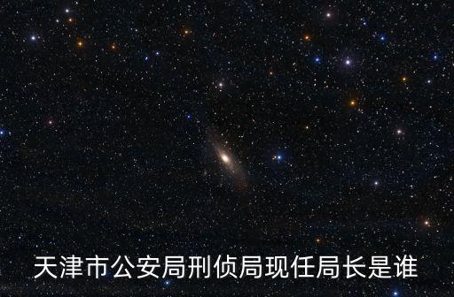 天津市公安局刑偵局現任局長是誰