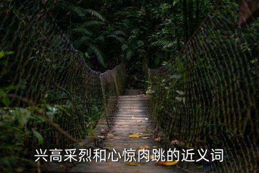 興高采烈和心驚肉跳的近義詞
