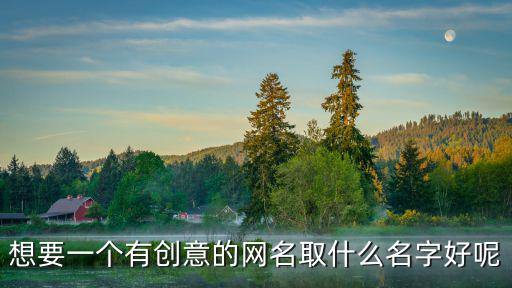 想要一個有創意的網名取什么名字好呢