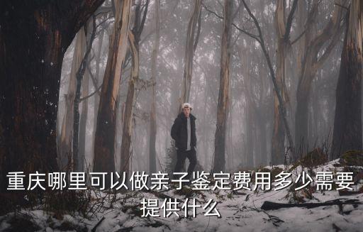 重慶哪里可以做親子鑒定費用多少需要提供什么