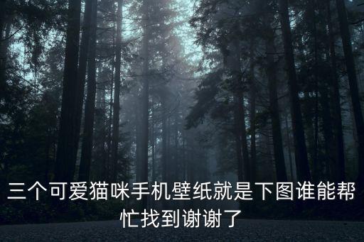 壁紙貓，求壁紙?jiān)瓐D奶貓萌圖