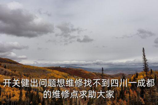 開關健出問題想維修找不到四川一成都的維修點求助大家