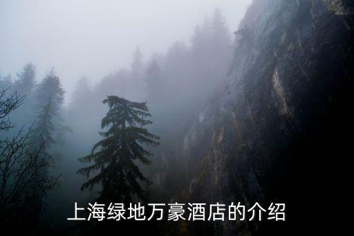 上海綠地萬(wàn)豪酒店的介紹