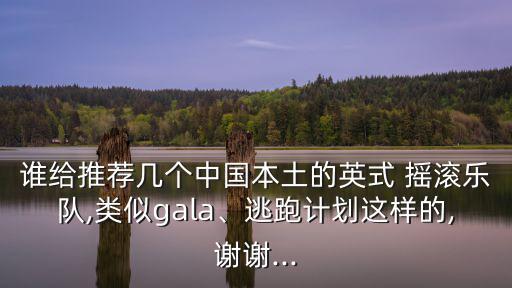 誰給推薦幾個中國本土的英式 搖滾樂隊,類似gala、逃跑計劃這樣的,謝謝...