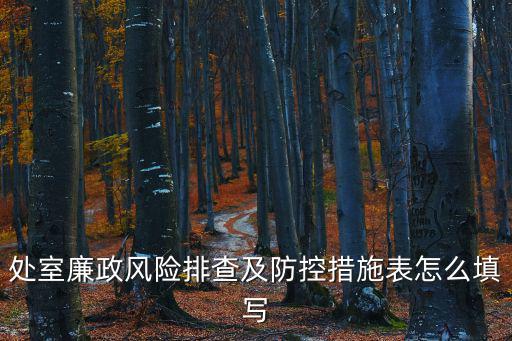 風險點排查及防控措施，國土系統個人崗位廉政風險點及防控措施