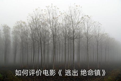 逃出絕命鎮(zhèn)劇情解析