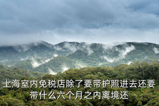 上海室內免稅店除了要帶護照進去還要帶什么六個月之內離境還