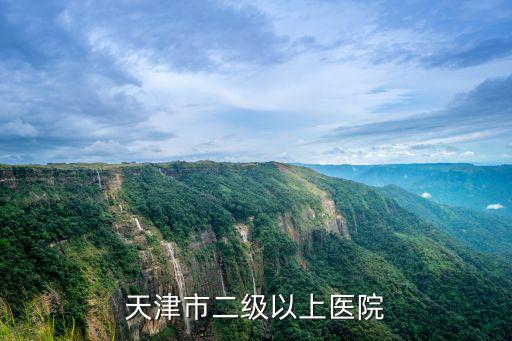天津市二級以上醫(yī)院