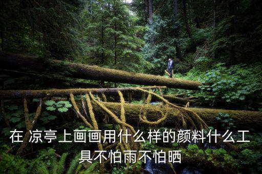 在 涼亭上畫畫用什么樣的顏料什么工具不怕雨不怕曬