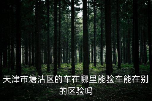天津市塘沽經濟開發區中汽機動車檢測站，天津市塘沽區的車在哪里能驗車能在別的區驗嗎