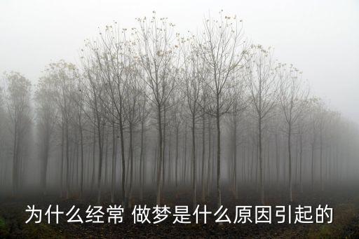 為什么經常 做夢是什么原因引起的