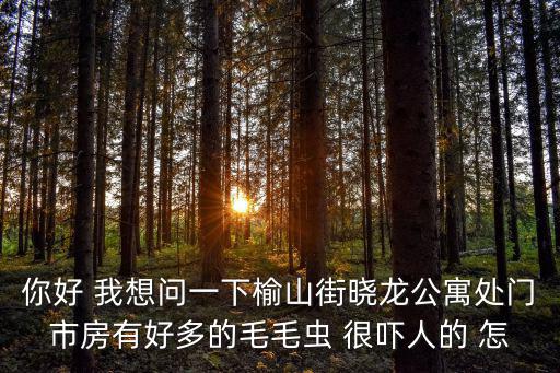 你好 我想問一下榆山街曉龍公寓處門市房有好多的毛毛蟲 很嚇人的 怎
