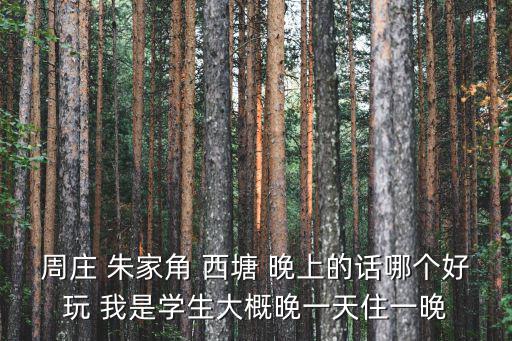朱家角古鎮民宿推薦，朱家角 烏鎮哪個好