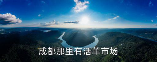 成都市附近活羊定點宰殺點，簡陽哪個鄉鎮盛產羊離成都又相對較近方便坐車朋友們想團購