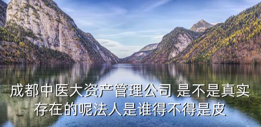 成都中醫(yī)大資產(chǎn)管理公司 是不是真實(shí)存在的呢法人是誰得不得是皮