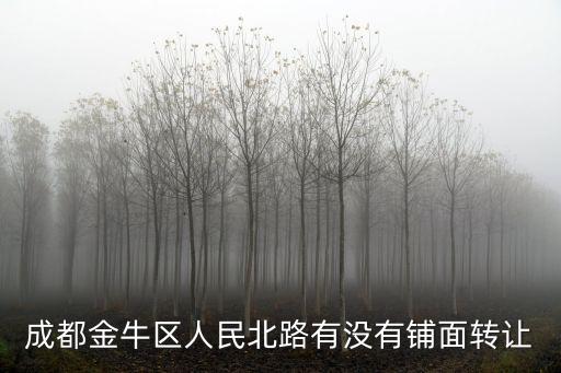 成都金牛區人民北路有沒有鋪面轉讓