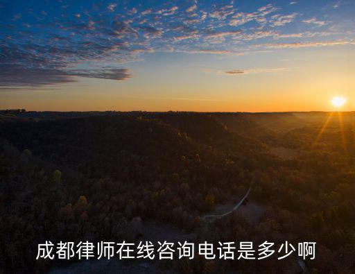 成都律師在線咨詢電話是多少啊