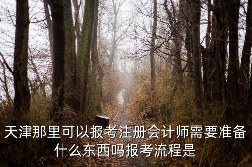 天津那里可以報考注冊會計師需要準備什么東西嗎報考流程是