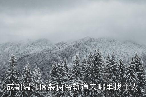 成都溫江區裝窗簾軌道去哪里找工人