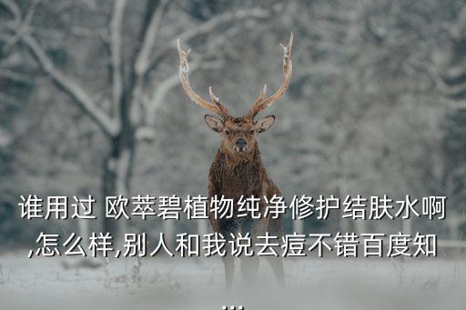 歐萃碧,第一次使用抗痘封印產品效果超好