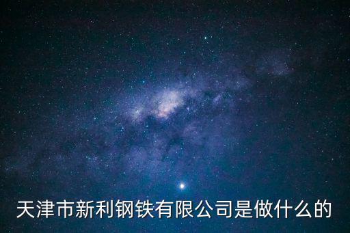 天津市新利鋼鐵有限公司是做什么的