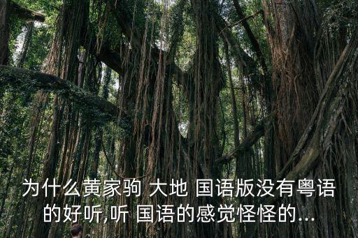 大地國語版,《真實見證》國語版大地劉洪波國語獨白