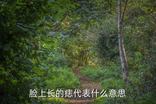 臉上長的痣代表什么意思