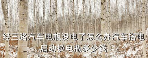 經(jīng)三路汽車電瓶沒(méi)電了怎么辦汽車搭電啟動(dòng)換電瓶多少錢(qián)