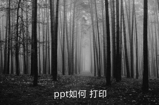  ppt如何 打印