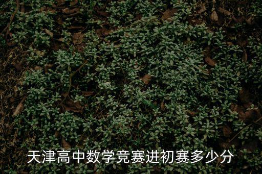 天津高中數(shù)學(xué)競(jìng)賽進(jìn)初賽多少分