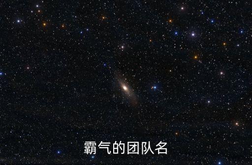 霸氣的團隊名