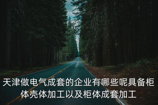 天津做電氣成套的企業有哪些呢具備柜體殼體加工以及柜體成套加工