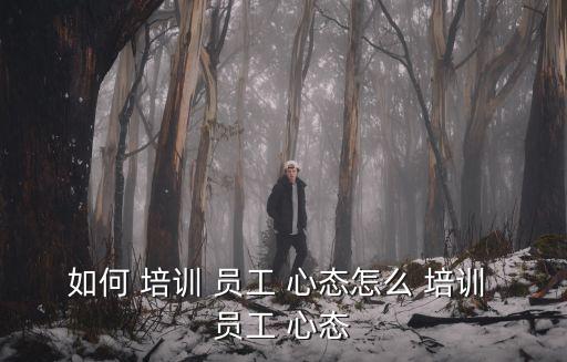 如何 培訓 員工 心態怎么 培訓 員工 心態