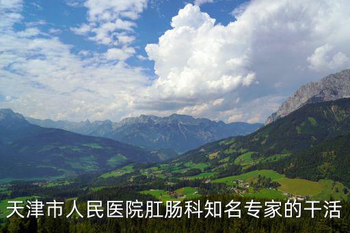 天津市人民醫院肛腸科知名專家的干活