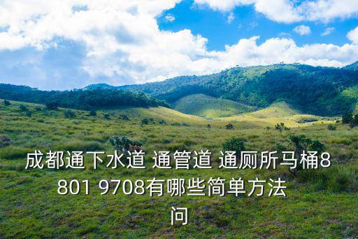 成都市馬桶防臭施工，四川省丙鑫礦業有限公司是在成都市武侯航空路6號2幢1層附12號嗎