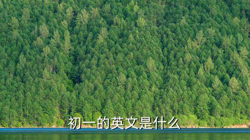 初中一年級英語，初中一年級英語