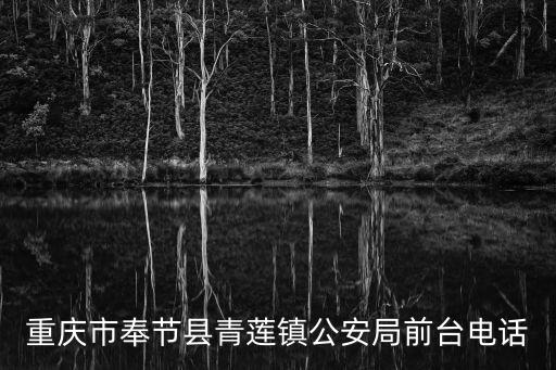 重慶市奉節(jié)縣青蓮鎮(zhèn)公安局前臺(tái)電話