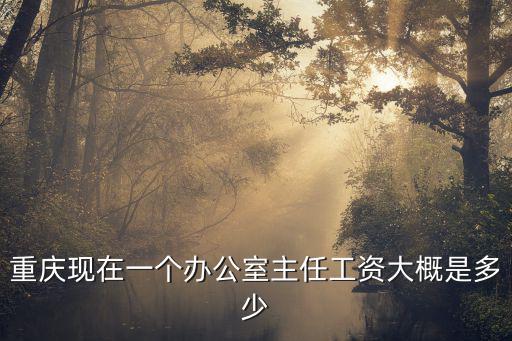 2020重慶市各區(qū)辦公室主任，重慶現(xiàn)在一個辦公室主任工資大概是多少