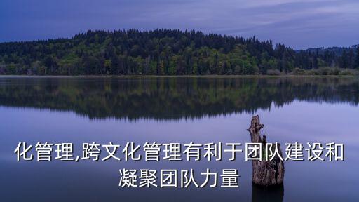 化管理,跨文化管理有利于團隊建設和凝聚團隊力量